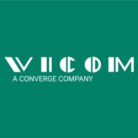 Vicom, A Converge Company Logo