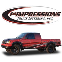 1st Impressions Truck Lettering Logo