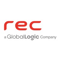 REC - a GlobalLogic company Logo
