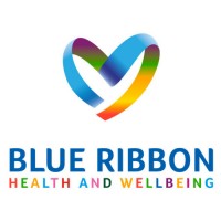 Blue Ribbon Health and Wellbeing Logo