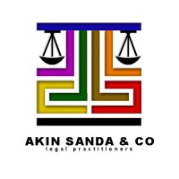 Akin Sanda & Co, Legal Practitoners. Logo