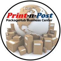 Print-n-Post, a PackageHub© Business Center Logo