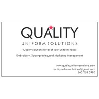 Quality Uniform Solutions Logo