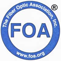 The Fiber Optic Association, Inc. (FOA) Logo