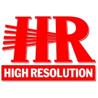 High Resolution HR Brasil Locação e Venda Sistemas Multimidia Logo