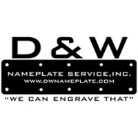 D&W Nameplate Service, Inc. Logo