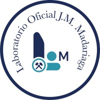 LOM (Laboratorio Oficial Jose María de Madariaga) Logo