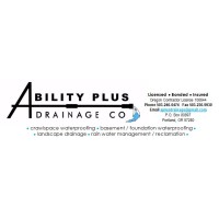 Ability Plus Drainage Company Logo