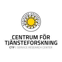 CTF, Centrum för tjänsteforskning vid Karlstads universitet Logo