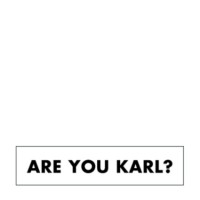 Are you Karl? Logo