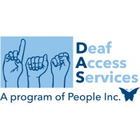 Deaf Access Services, A program of People Inc. Logo