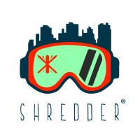 Shredder: Indoor Ski & Snowboard School Logo