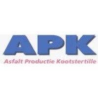 Asfalt Productie Kootstertille (A.P.K.) Logo