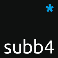 Subb4 - producent van digitaal grootformaat communicatiemiddelen Logo