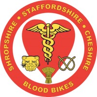 Shropshire Staffordshire Cheshire Blood Bikes Logo