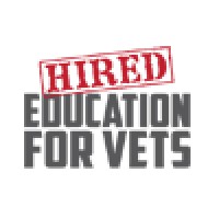 Hired Education for Vets Logo