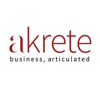 Akrete: Business, Articulated Logo