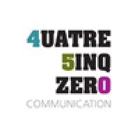 QUATRE CINQ ZERO communication Logo