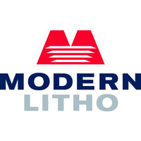 Modern Litho l Brown Printing Logo