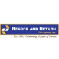 Record and Return Title Agency, Inc. Logo