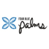 FOUR BLUE PALMS Logo
