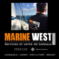 MARINE WEST Bretagne (Lorient, Locmiquelic, Bénodet et Port-La-Forêt) Logo