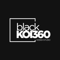 BLACK KOI 360 Design Studio Logo