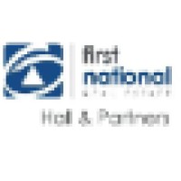 Hall and Partners First National Real Estate Logo