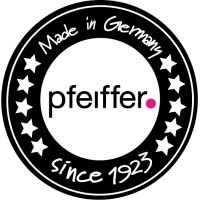 pfeiffer - Objekteinrichtungen nach Maß. Ganzheitliche Lösungen für Hotel, Büro, Kita, Healthcare. Logo