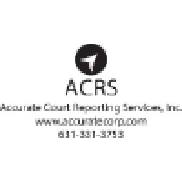 ACCURATE COURT REPORTING SERVICE, INC. Logo
