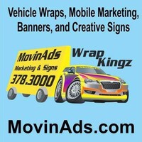 MovinAds Marketing and Signs Logo