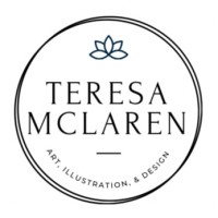 Teresa McLaren: Art, Illustration and Design Logo