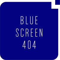 Blue Screen 404 Logo