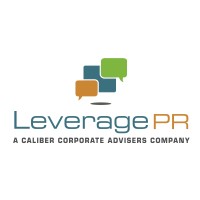 Leverage PR, A Caliber Corporate Advisers Company Logo