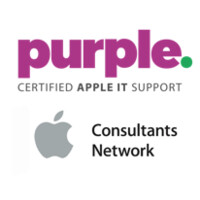 Purple | Certified Apple IT Support Logo