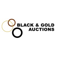 Black and Gold Auctions Logo