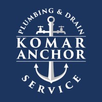 Komar Anchor Plumbing & Drain Service Logo