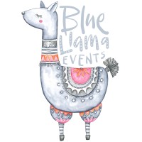 Blue Llama Events Logo