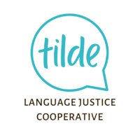 tilde Language Justice Cooperative Logo