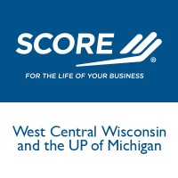 SCORE Mentors West Central Wisconsin & UP of Michigan Logo