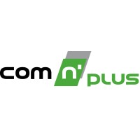 com n plus 🤝Architecte de votre communication 360° I print I digital I medias I prod I Events Logo