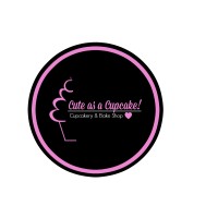 Cute as a Cupcake! Cupcakery & Bake Shop Logo