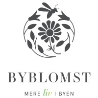 Byblomst - mere liv i byen Logo