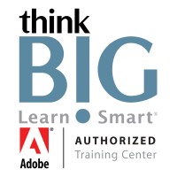 Think B!G. Learn Smart - Adobe Authorized Training Center Logo