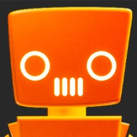 Orange Robot Logo