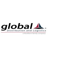 Global Distribution and Logistics / A Rockfarm Family Company Logo