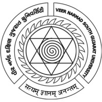 Veer Narmad South Gujarat University Logo