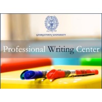 Georgetown University Professional Writing Center Logo