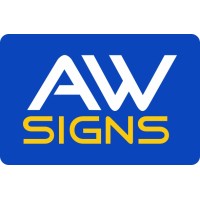 AW Signs: 25 years of experience in customised signage solutions Logo