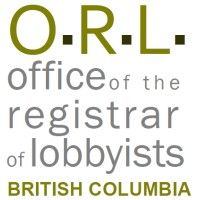 Office of the Registrar of Lobbyists for British Columbia Logo